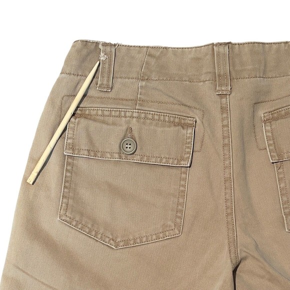 MOSSissue Capri‎ Cargo Capri  Wide Leg Cotton Khaki  & Army Green Lot of 2  SZ 5 - Picture 16 of 16